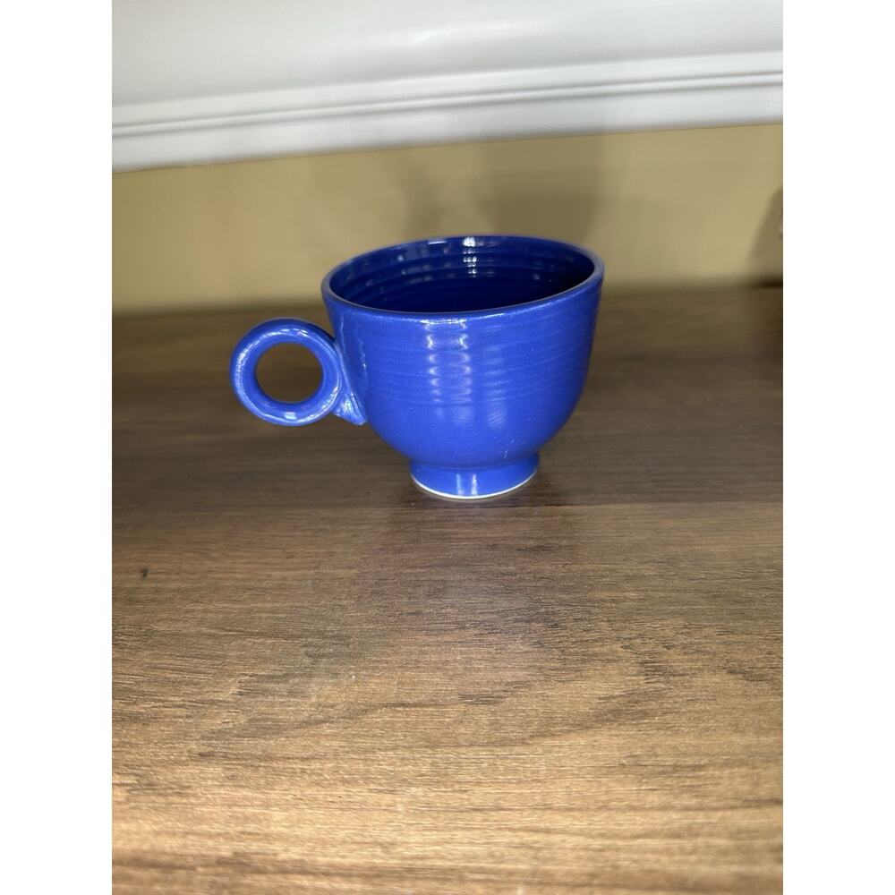 Vibrant Cobalt Blue Fiestaware‎ Coffee Mug Cup Ceramic Dishware Kitchen Dining